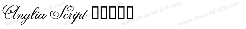 Anglia Script字体转换